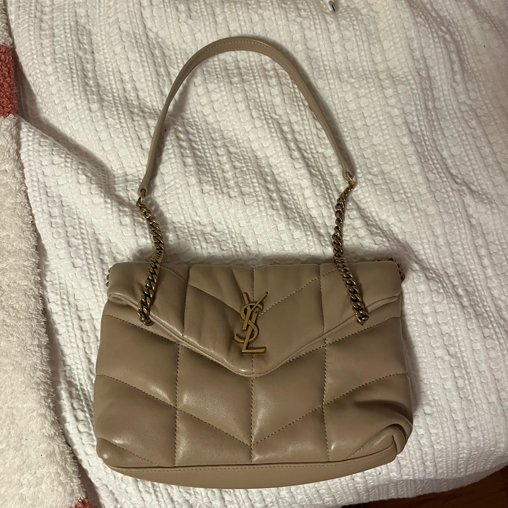 YSL Puffer Toy Quilted Leather Bag